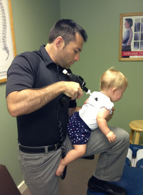 Chiropractor Altoona PA Mickey Bumbarger Baby Patient